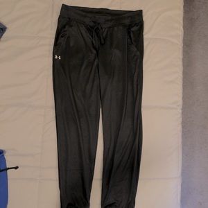 NWT UA Under Armour Black Joggers